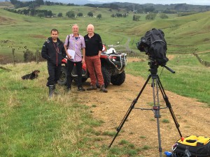 Fitzbeck team on location with Gerard Vaughan, Farmstrong project director.